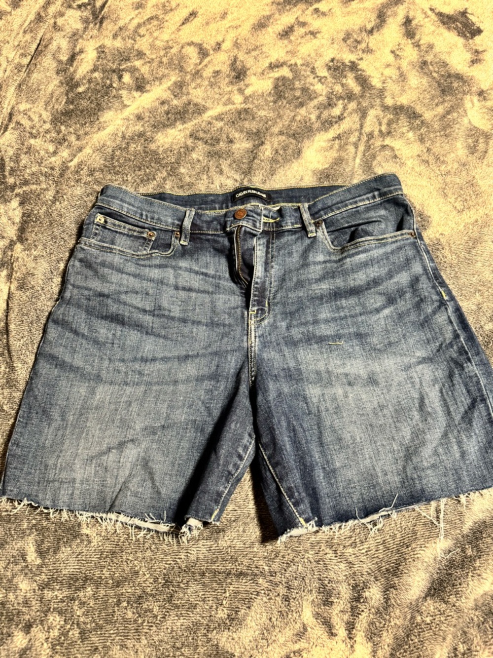 Calvin Klein Jeans Blue Denim Shorts